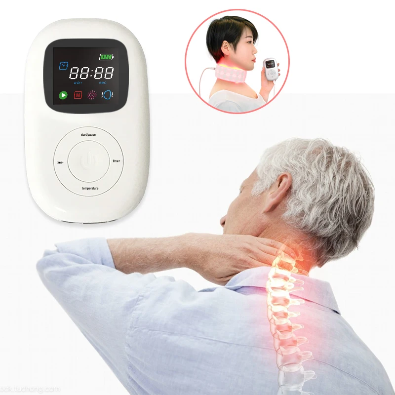 

China Manufacturer Offered LED red light therapy machine for pain relief Physical infared phototherapy instrument for neck pain