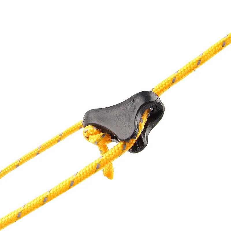 

Outdoor Mountain Climbing Camping Tent Awning Wind Rope Buckle Rope Slide Buckle Triangular Plastic Tent Stopper Large Size
