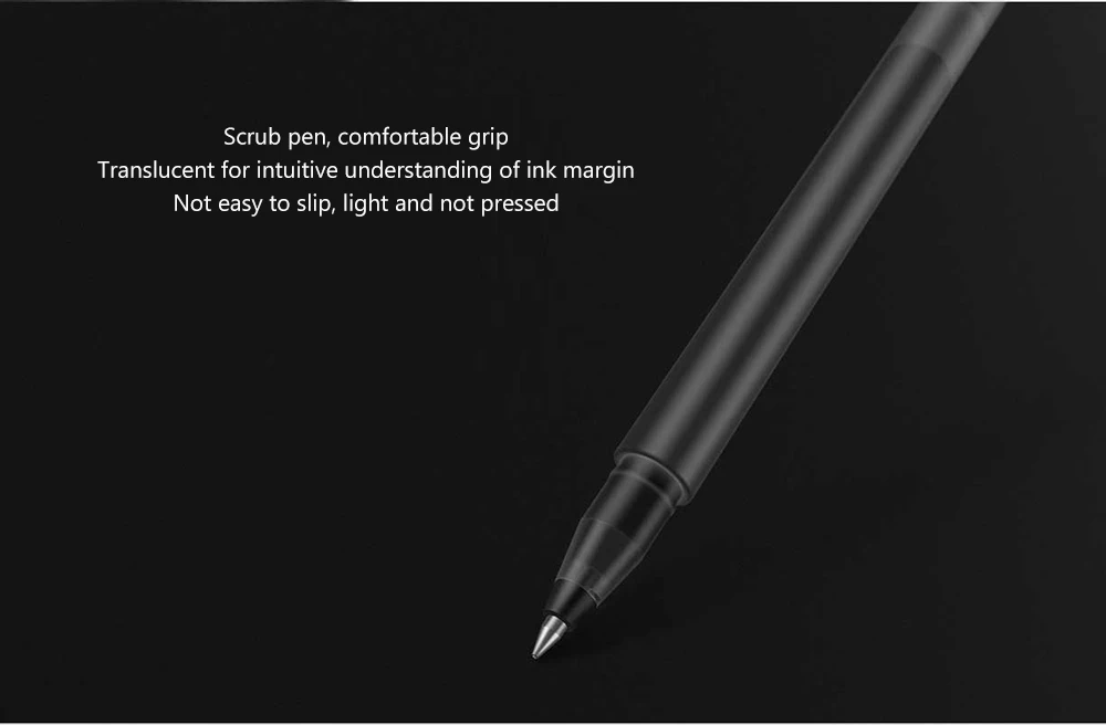 Xiaomi Mijia супер прочный пишущий знак ручка 0,5 мм пуля ручка черная ручка подписывающие ручки гладкая швейцарская заправка MiKuni японские чернила
