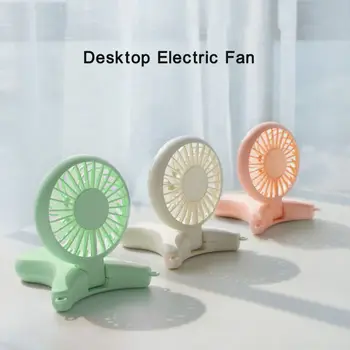 

2000mAh USB Portable Hands-free Neck Hanging Fan Rechargeable Air Cooler Sports 3 gears Hand Held Desktop Electric Fan for Trave