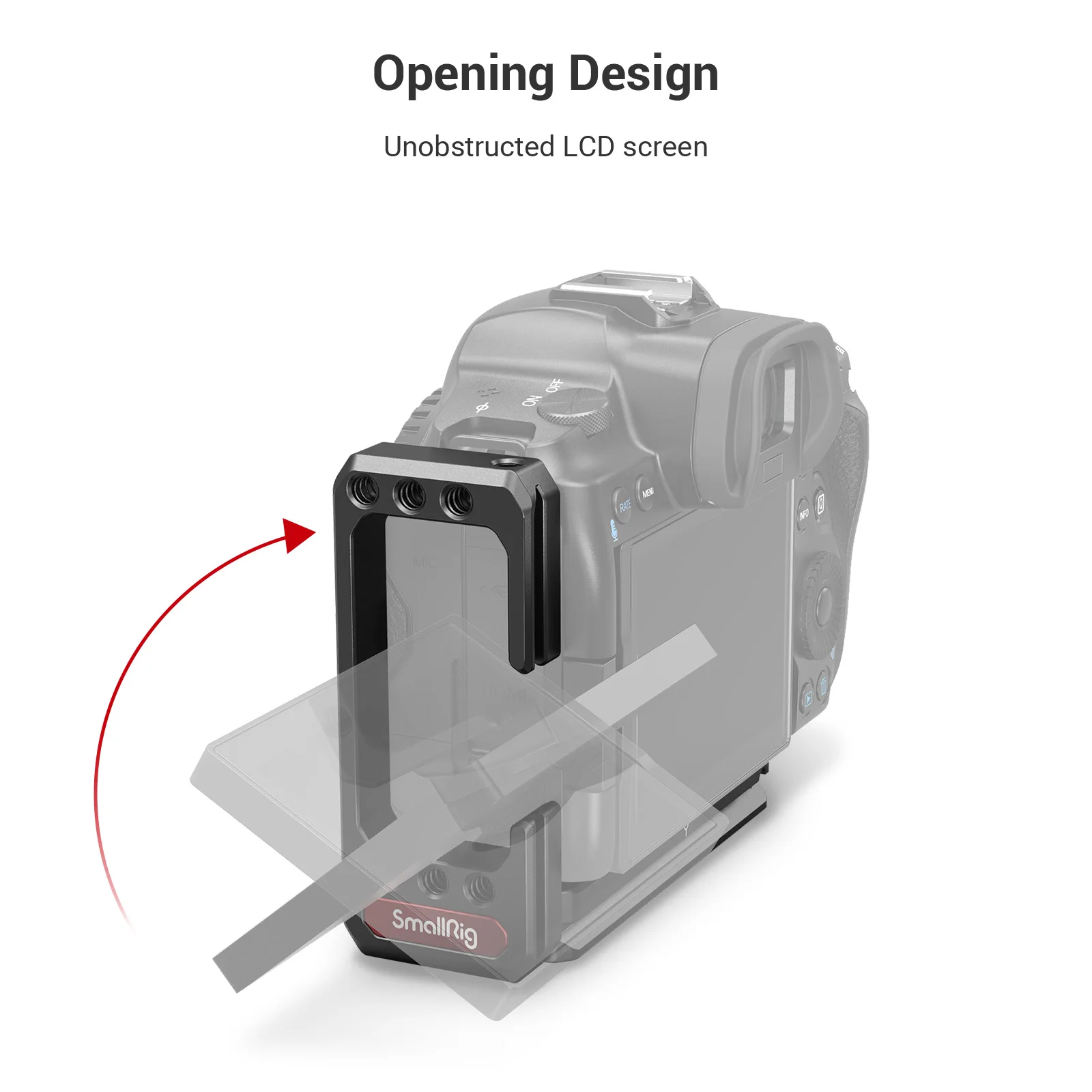 SmallRig Camera L-Bracket for Canon EOS R5 and R6 w/ Arca-Type 1/4