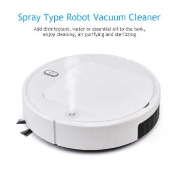 

Vacuum Cleaner Spray Type UV Light Automatic Cleaning Anti-crash&drop Rechargeable Sweeping Robots for Carpet Hardfloor Mopping