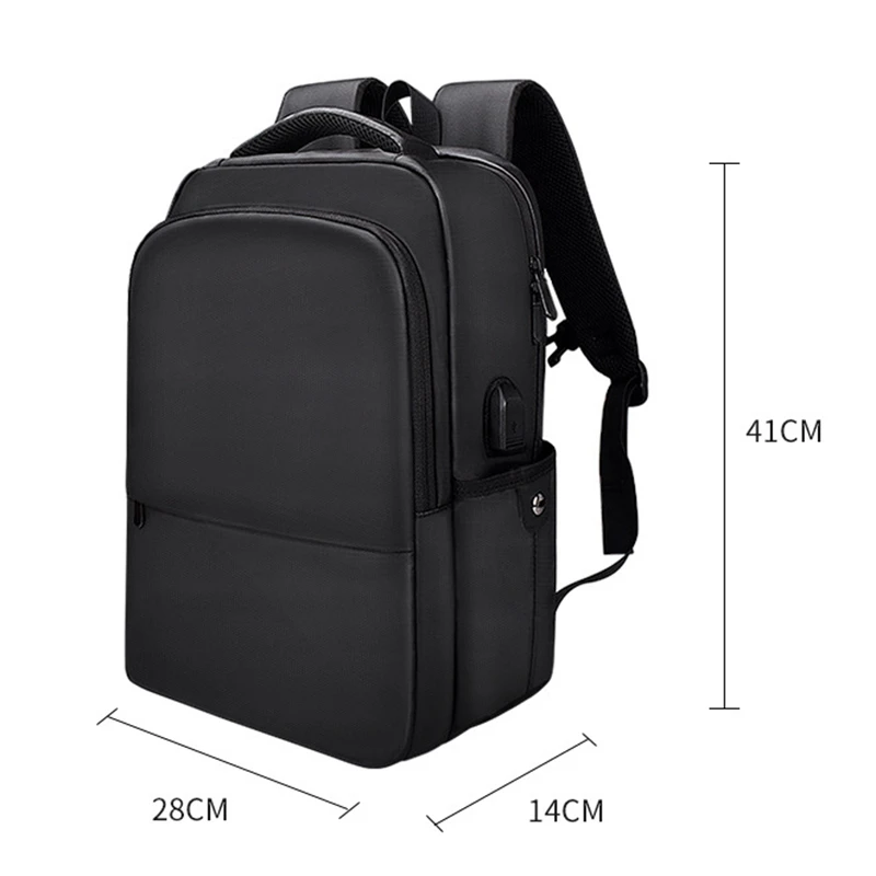 AAAJ-15.6 дюймовый рюкзак для ноутбука, дождевик, мужская сумка, usb зарядка, многослойная космическая дорожная мужская сумка, анти-вор