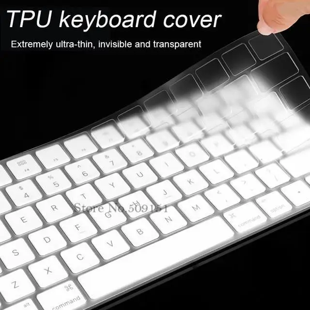 Imac Magic Keyboard Cover For Apple Wireless Bluetooth Black Silicone Skin TPU | Компьютеры и офис