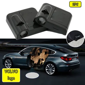 

2pcs Car Logo welcome Door light Paste Battery Projector light For Volvo XC90 S60 CX60 S80 V40 S40 XC70 V60 XC40 V90