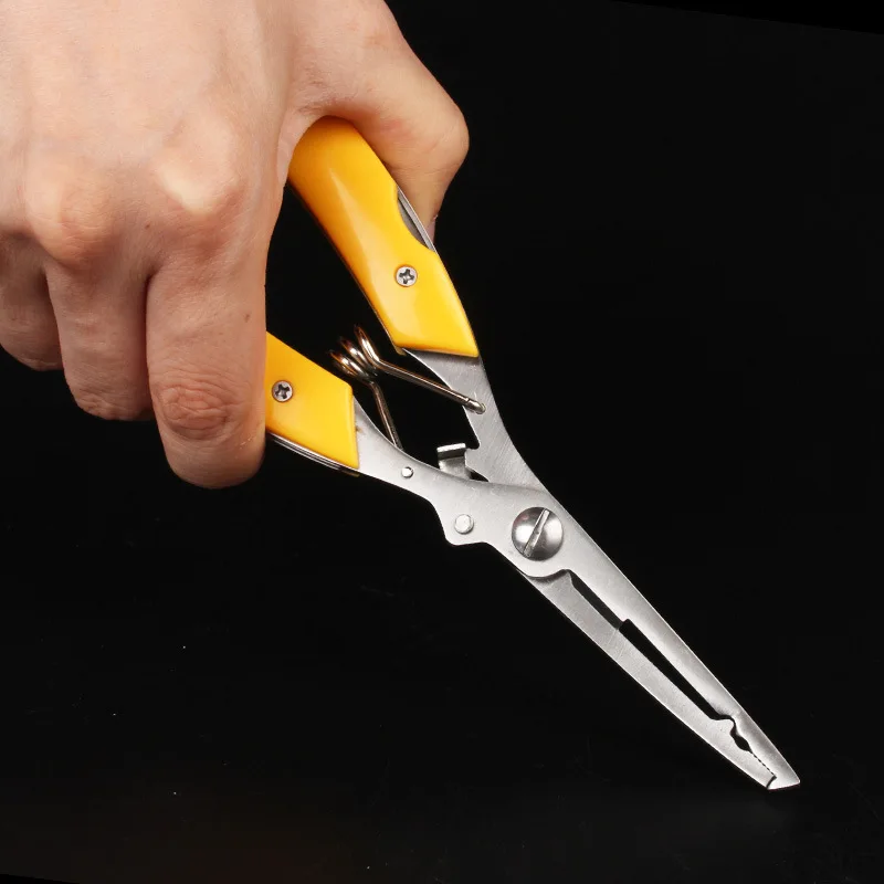 

Scimitar Multi-functional ~~~ Forceps Fishing ~~~ Clamp Stainless Steel ~~~ Disgorger Pliers ~~~ Cut Line Hook Road