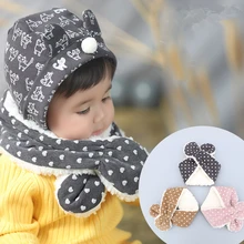 Детский зимний плотный вельветовый шарф с шерстяным воротником; Детские хлопковые шарфы; бандана для мальчиков и девочек; нагрудники; одежда унисекс для маленьких мальчиков