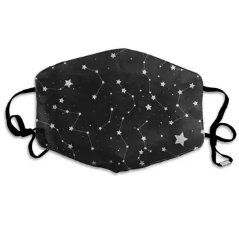 

ZHOUSUN Dustproof Magic Constellation Star Space Mouth Cover Mask Protective Warm Windproof Mask