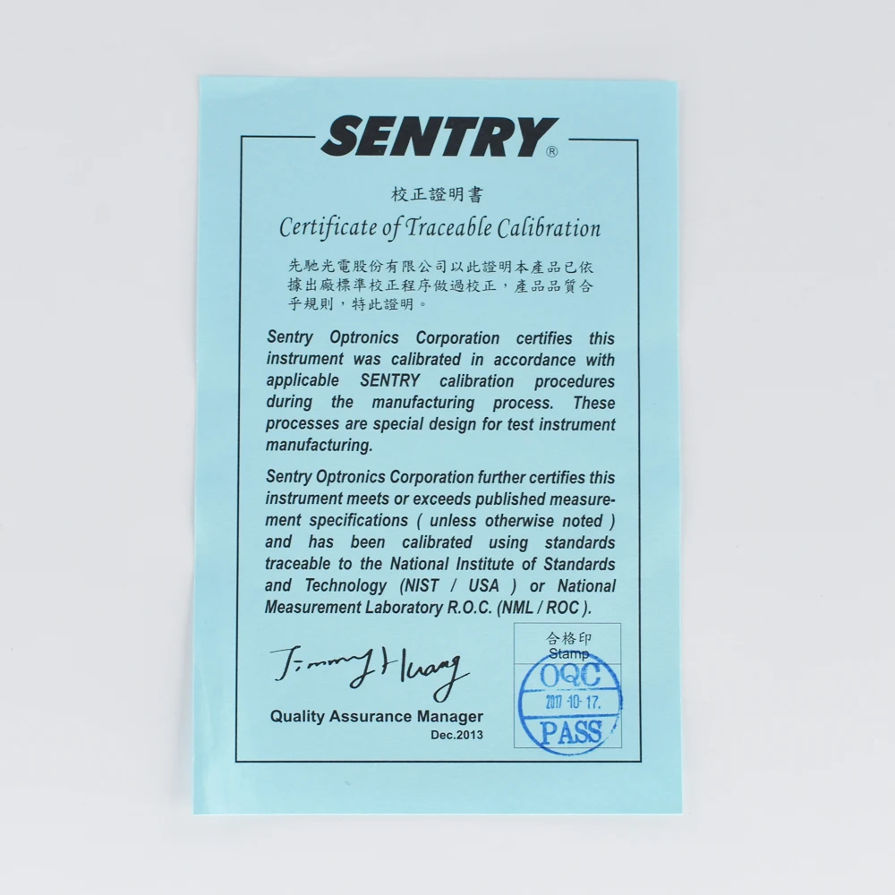 SENTRY ST-513 UVAB Ultraviolet Radiation Measure UltraViolet MeterAccuracy 23 5oC(73.5 9oF),4 Digits dual display.