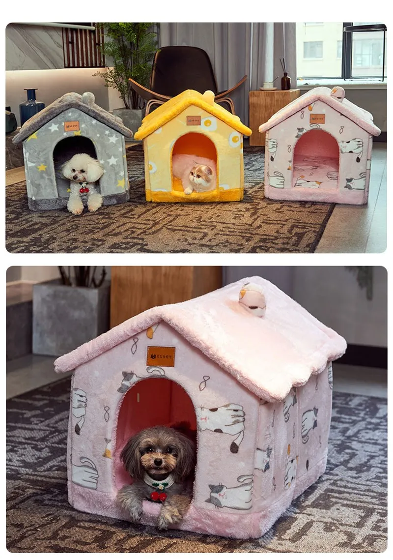 Foldable Pet House Bed Image