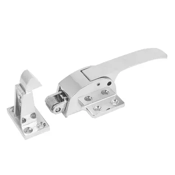 

uxcell Oven Refrigerator Metal Freezer Door Pull Handle Latch Silver Tone