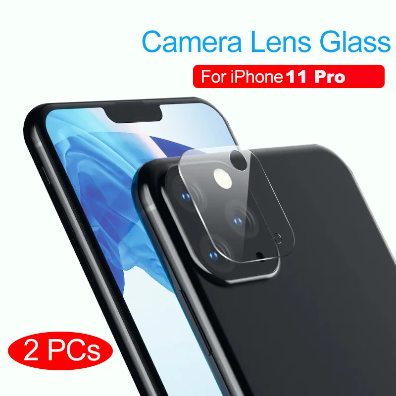 

2PCs Tempered Glass On For iPhone 11 Pro Max 2019 Glass Camera Lens Screen Protector For iPhone 11 Protective Glass Film