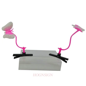 

2pcs hair clip Butterfly Hair Clip Plants Show Moe Artifact Small Miaofa Clip Head Long Grass Wacky Cartoon Headdress Flower