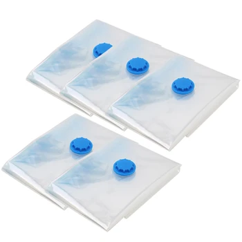 

9Pcs/Set Vacuum Storage Bag Transparent Border Foldable Extra Large Compressed Organizer Saving Space Seal Bags Organizer