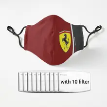  F1 2020 Adult Masks Washable Print Face Mask Pm2.5 Filters Prints Masks Face Unisex Dust-proof Mouth Cover Mask
