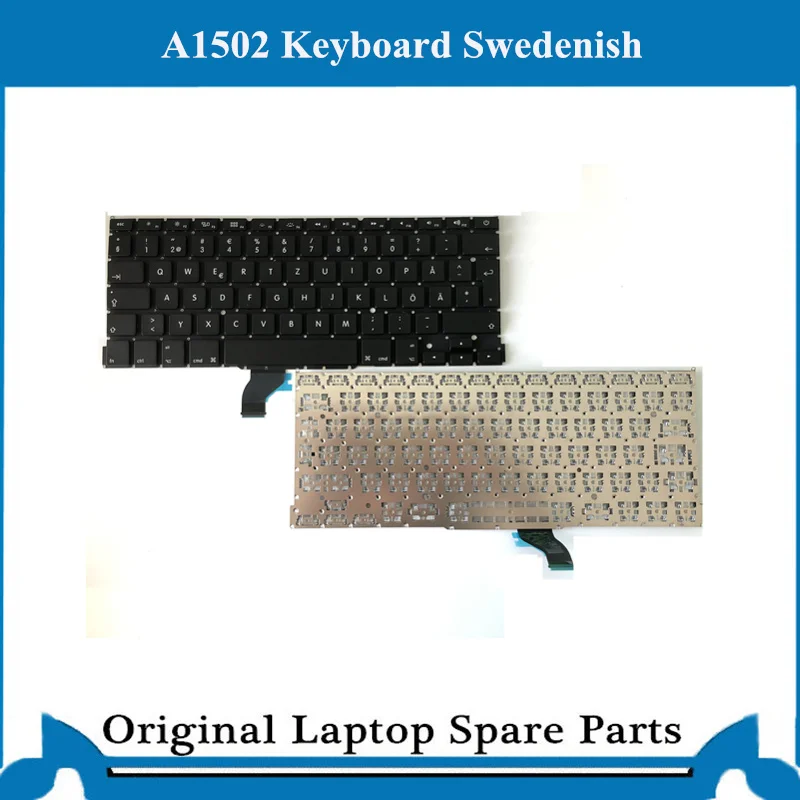 3 шт./лот оригинальная новая клавиатура для Macbook A1502 шведская 2013 2015|Клавиатуры