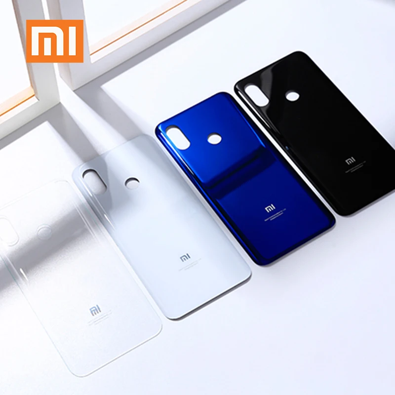 Чехол для телефона Xiaomi Mi8 Mi 8 задняя крышка батарейного отсека 3D стеклянная