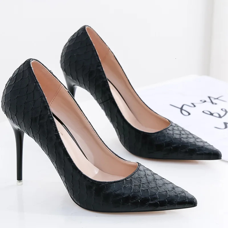 

High-heeled Shoes Woman 2019 With Sharp Small Girl
