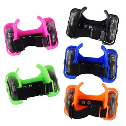 Patins à roulettes lumineux en Pvc trois couleurs pour enfants, roues chaudes, jouets sensoriels de transport, jeu pour enfants 