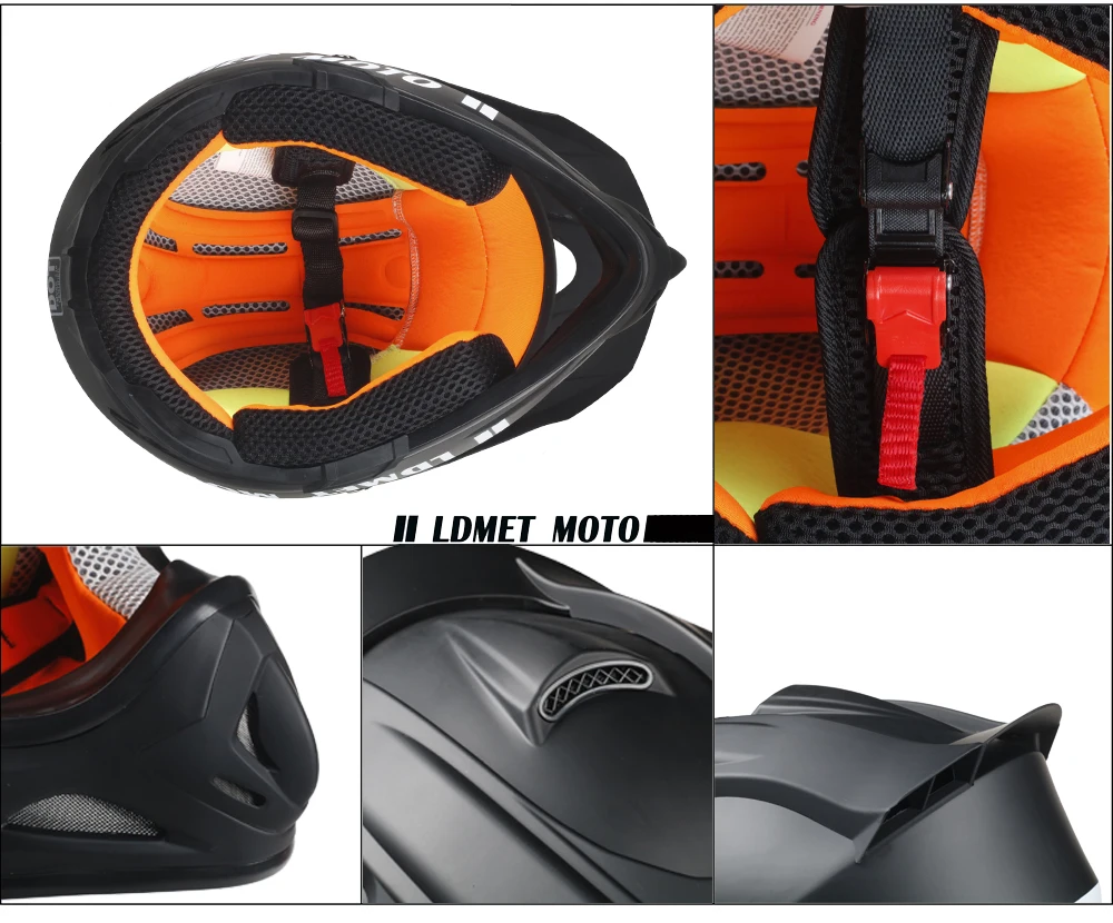 Мотоциклетный шлем для мотокросса, мотоциклетный шлем Casco de Moto, внедорожный шлем для спуска на гору, шлем в горошек, одобренный гоночный квадроцикл