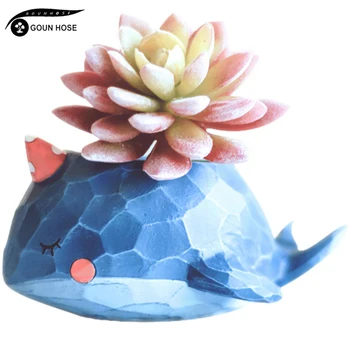 

Dream Small Animal Series Resin Flower Pots, Healing Small Fresh Flower Pots, Garden Decorations, Creative Home Decorations