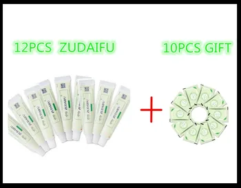 

12PCS ZUDAIFU +GIFT Natural Skin Creams Eczema Ointments Psoriasis Eczema Allergic Neurodermatitis Ointmen ( Without Retail Box)