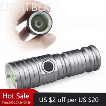 

Rechargeable Flashlight XML T6 LED CR123A 500LM Mini Torch Lamp with 3 Mode Focusing for Camp / Hike / Outdoor