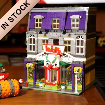 

15002 In Stock 10182 Cafe Corner 2133Pcs Creator Street View Model Building Blocks 15001 15006 15042 15003 15008 30012 99014 Toy