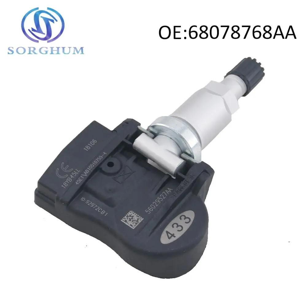 Tire Pressure Sensor Tpms 433 Mhz Fits For Chrysler For Dodge Journey