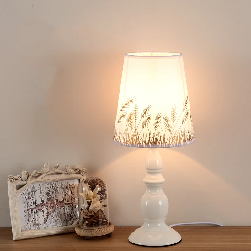 

Modern LED Table Lights Lighting Bedroom Living Room Lighting Table Lamp Desk Lamp Cloth Lamp Shade Metal Body Indoor Decoration