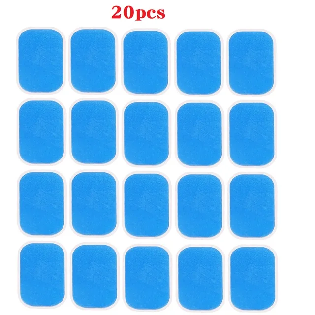 Replacement Gel Pads Sheet Abdominal Belt Toning Muscle Toner ABS Stimulator Hydrogel Pads Sticker AB Trainer Device Accessories Beige