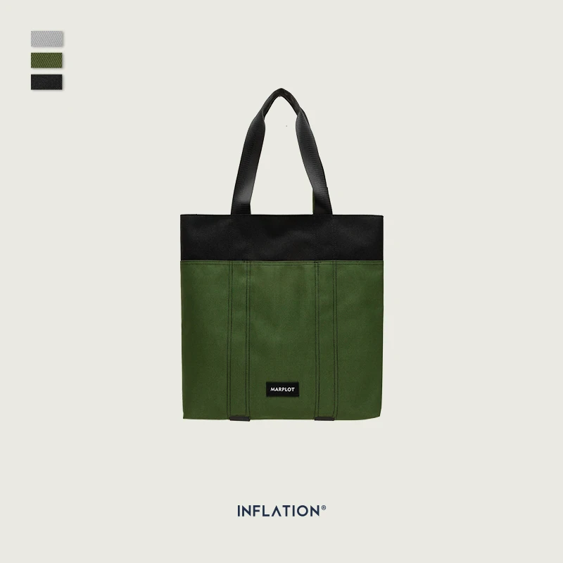 Инфляционные модные Светоотражающие сумки женские уличные повседневные хозяйственные сумки унисекс вместительные дорожные сумки на плечо 257AI2019 - Цвет: green