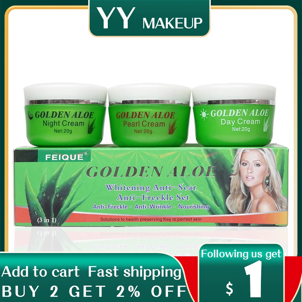 ゴールデンアロエ傷跡そばかす栄養抗夜と真珠クリーム Day Cream Anti Scarpearl Cream Aliexpress