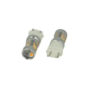

CARALL LS7231 Led lamp T25 3157 P27/7W Dual Color White + Orange 28 Smd 2835 lights arrows ford
