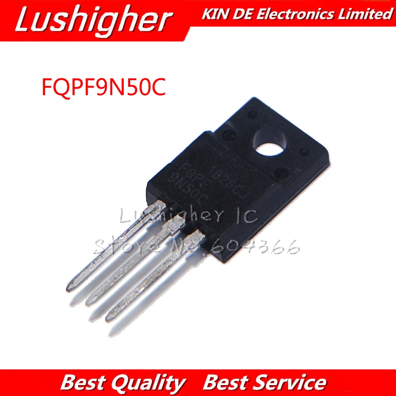 10 шт. 9N50C 9N50 TO220 FQPF9N50C TO220F FQPF9N50 Новый МОП полевой транзистор | Электронные
