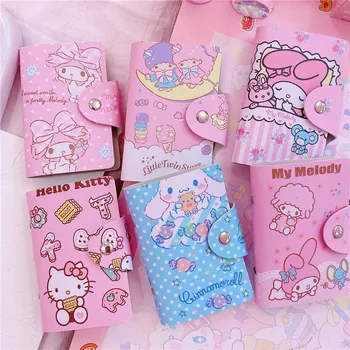 

Cute PU Hello Kitty My Melody Cinnamoroll Cartoon Credit Card ID Holder Package