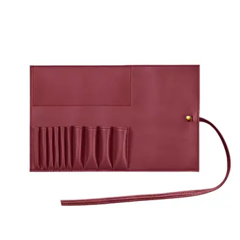 

Dropship Professional Portable Cosmetic Makeup Brushes Bag Fashion PU Roll-up Beauty Brush Bag Makeup Brush Storage Bag