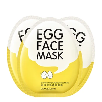 

10Pcs smooth Shrink pores nourishing egg mask for face skin care hydrating firming tender facial mask antiallergic skin care