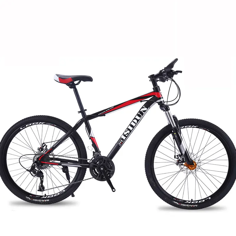 Discount Mountain Bike 26 Inch Adult Speed Double Disc Brakes Road Cross Country Bicycle Students Men and Women 1