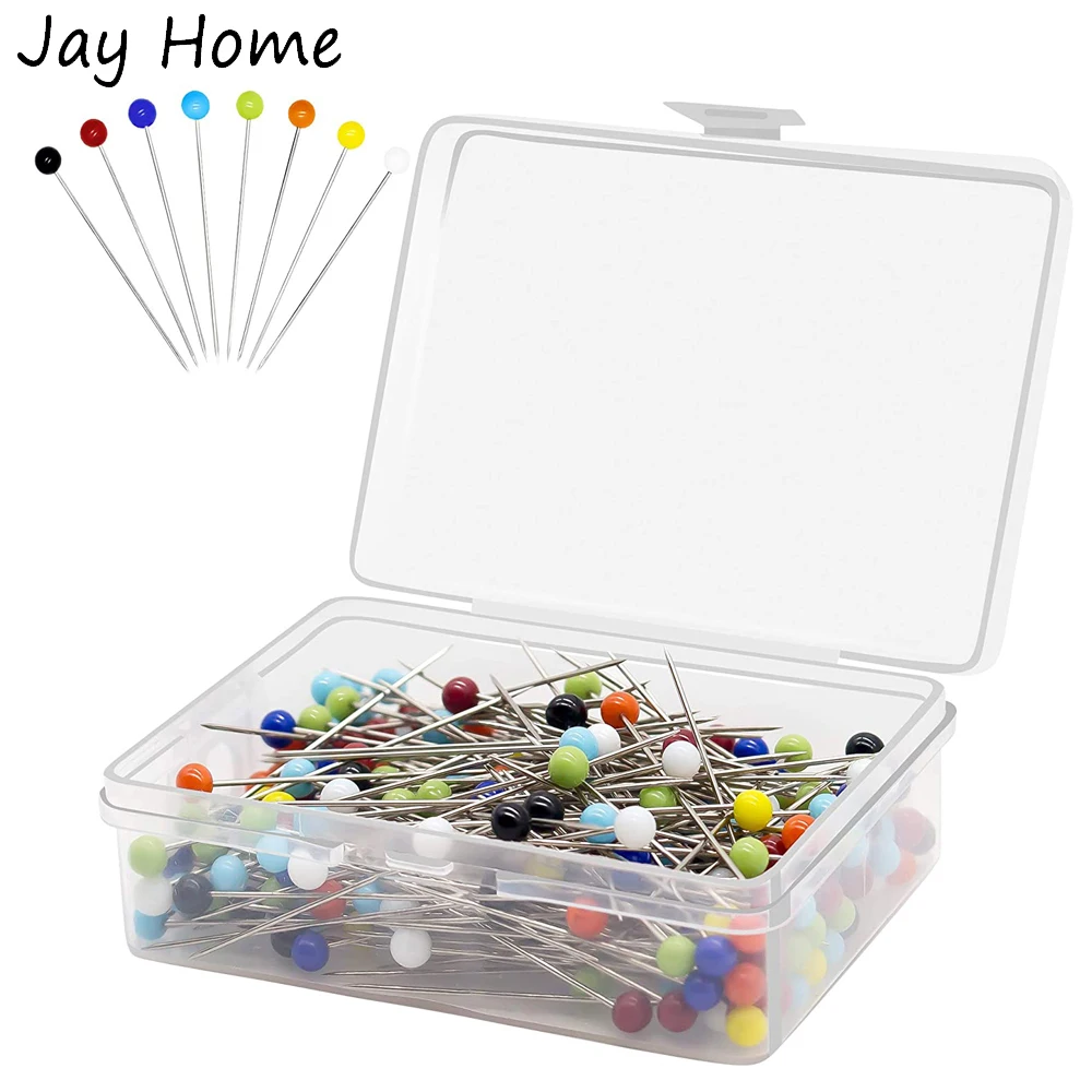 Glass Head Pin Ball Head Pins Jewelry Decor Quilting Pins