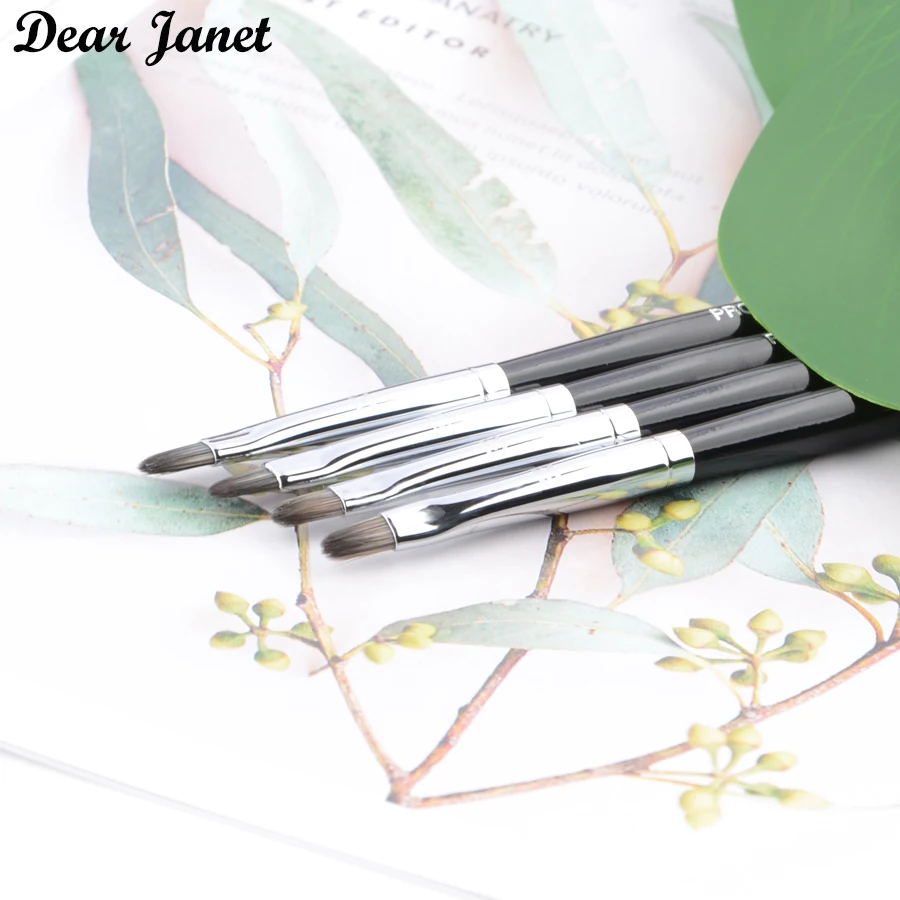 1 piece Pro Tapered liner#33 Eyeliner Detail Eye Lip liner Makeup brushes Make up brush synthetic Hair wood handle