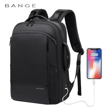 

England Style Business Fashion Men 15.6" Laptop Book Backpack Women Travel External USB Charge Anti Theft Luggage School Bag
