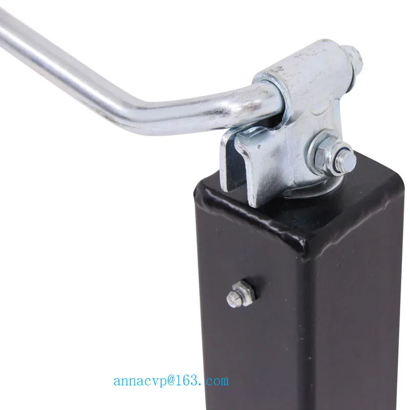 Square Direct Weld Jack WITH Footplate Utility Boat Trailer Drop Leg Handle Top Wind Camping Car Caravan Accessories Parts tjd-5000 5