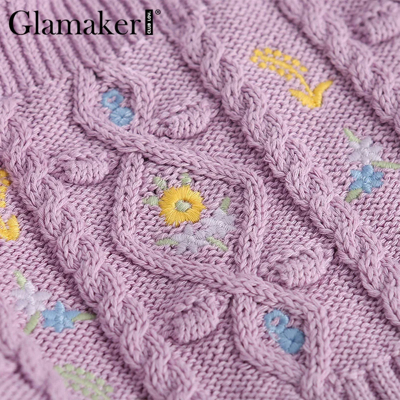 Женский винтажный укороченный топ Glamaker фиолетовый трикотажный на бретельках с