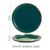 Ceramic Dinner Plates Dinnerware Set Dishes Luxury Green Food Plate Set Salad Soup Bowl Plate and Bowls Set for Restaurant Hotel 24