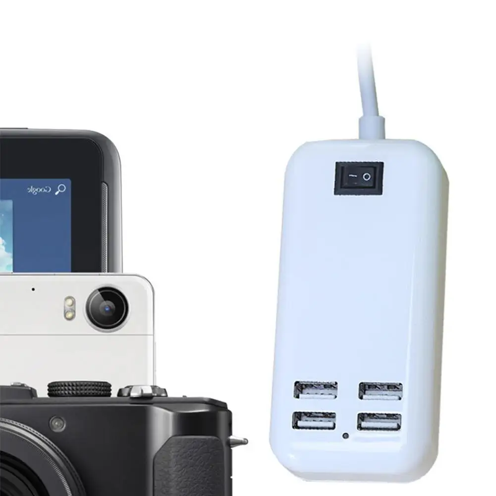 GloryStar 4-Outlet/6-Outlet адаптер питания для путешествий с переключателем USB настенная розетка для сотового телефона настольная зарядная док-станция