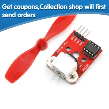 

5V L9110 Fan Motor Module Fan Propeller Firefighting Robot For Arduino DIY