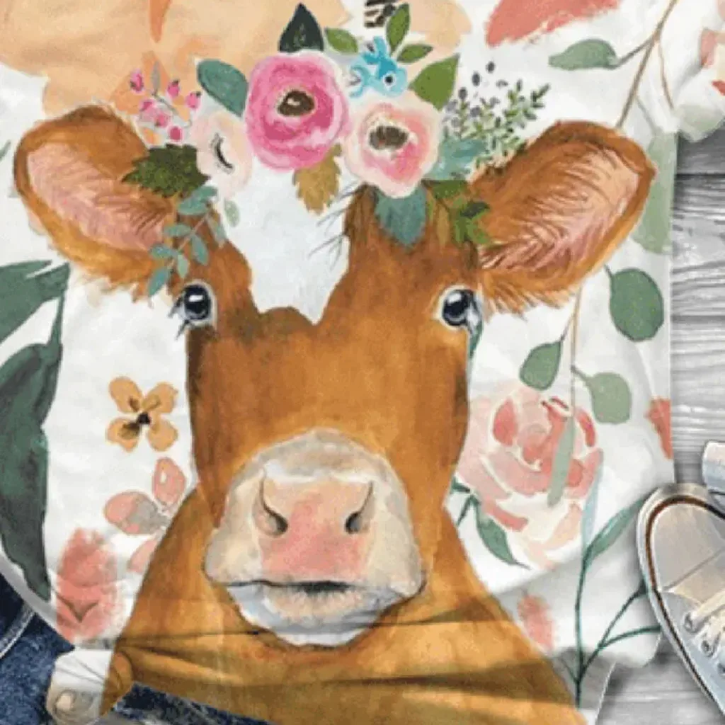Tshirt Women Plus Size Short Sleeve 3d Animal Printed O-neck Tops Tee T-shirt Haut Camiseta Top Women Harajuku T Shirt Camisas