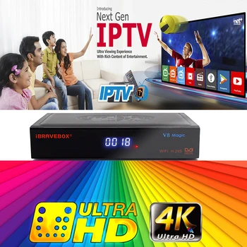 

V8 Magic DVB S2 Satellite Receiver Combo HD Digital H.265 DVB -S2 Receptor Built-in WIFI TV Turner EPG Cccam IPTV Receiver