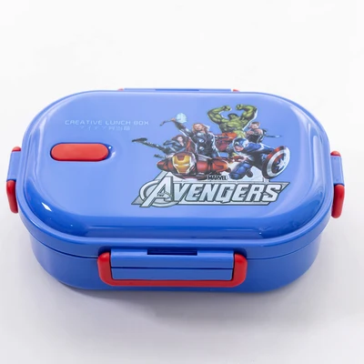 1 шт. мультяшный KT Doraemon Человек-паук Minnion Car SUS304 2 секции 800 мл Bento Box контейнер для еды и обедов - Цвет: design 6